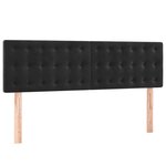 vidaXL Sommier à lattes de lit avec matelas Noir 140x190 cm Velours