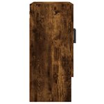 vidaXL Armoire murale chêne fumé 60x31x70 cm bois d'ingénierie