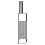 vidaXL Ensemble d'armoires de salle de bain 3 Pièces sonoma gris