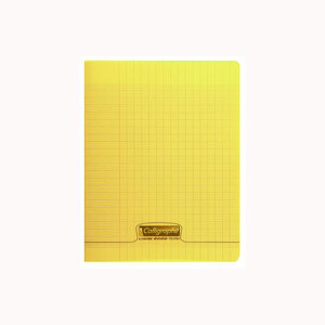 8000 POLYPRO, Cahier piqué jaune 21x29,7cm 48p séyès 90g CALLIGRAPHE