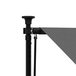 vidaXL Auvent rétractable anthracite 200x150 m tissu et acier
