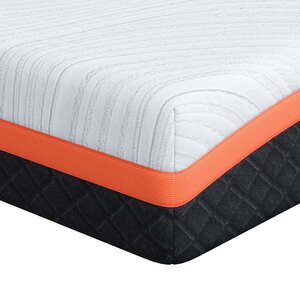 vidaXL Matelas Blanc et Gris 120 x 200 cm Mousse à mémoire de gel