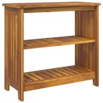 vidaXL Armoire de jardin Marron 75 x 35 x 70cm Bois d'Acacia Massif