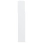vidaXL Armoire de tête de lit Blanc 220x19x103 5 cm