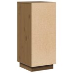 vidaXL Buffets 2 Pièces Marron miel 31 5x34x75 cm Bois massif de pin