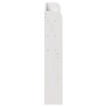 vidaXL Tête de lit avec étagères blanc 90 cm bois massif de pin