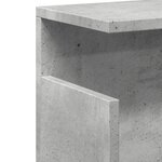 vidaXL Armoire murale 60x20x30 cm gris béton Bois d'ingénierie