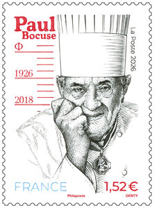 Timbre - Paul Bocuse (1926-2018) - Lettre Verte