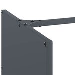 vidaXL Portant de bois chauffage anthracite 40x40x40 cm