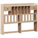 vidaXL Cadre de lit sans matelas 140x190 cm bois de pin massif