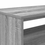 vidaXL Meuble TV sonoma gris 80x40x40 cm bois d'ingénierie
