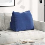 vidaXL Coussin de Dos Bleu police 60 x 20 x 50 cm
