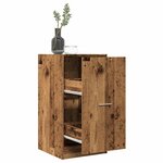 vidaXL Armoire d'apothicaire vieux bois 40x41x77 5cm bois d'ingénierie