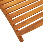 Chaises longues vidaXL 2 Pièces en bois d'acacia massif