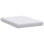 vidaXL Matelas Blanc 140 x 190 cm Polyester