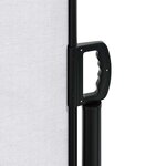 vidaXL Auvent latéral rétractable blanc 220x600 cm