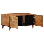 vidaXL Table basse 80x50x40 cm bois de manguier massif