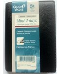Agenda MINI 2 DAYS 2 jours/page noir QUOVADIS
