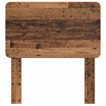 vidaXL Tête de lit Bois Ancien 80 cm Bois d'ingénierie