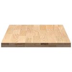 vidaXL Plan de travail de cuisine bois de chêne massif rectangulaire