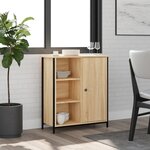 vidaXL Buffet chêne sonoma 70x30x80 cm bois d'ingénierie