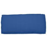 vidaXL Coussin de palette bleu royal pour le dossier et l'assise - 120 x 50 x 12 cm  tissu Oxford