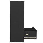 vidaXL Classeur Anthracite 90x46x134 cm Acier