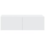vidaXL Meubles TV muraux 2 Pièces blanc 100x30x30 cm bois d'ingénierie