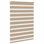vidaXL Store zèbre marron sable largeur du tissu 105 9 cm polyester