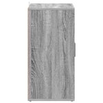 vidaXL Meuble à chaussures Sonoma gris 60x35x70 cm Bois d'ingénierie