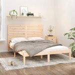 vidaXL Cadre de lit sans matelas 160x200 cm bois massif