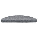 vidaXL Tapis autoadhésifs de marches 5 Pièces Gris clair 56x17x3 cm