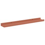 vidaXL Étagère Murale 2 Pièces Rouge 60 x 9 x 3 cm Bois d'ingénierie