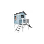 AXI Beach Lodge XL Maisonnette Caribbean Bleu Toboggan Gris