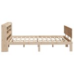 vidaXL Cadre de lit avec tête de lit sans matelas 120x190 cm