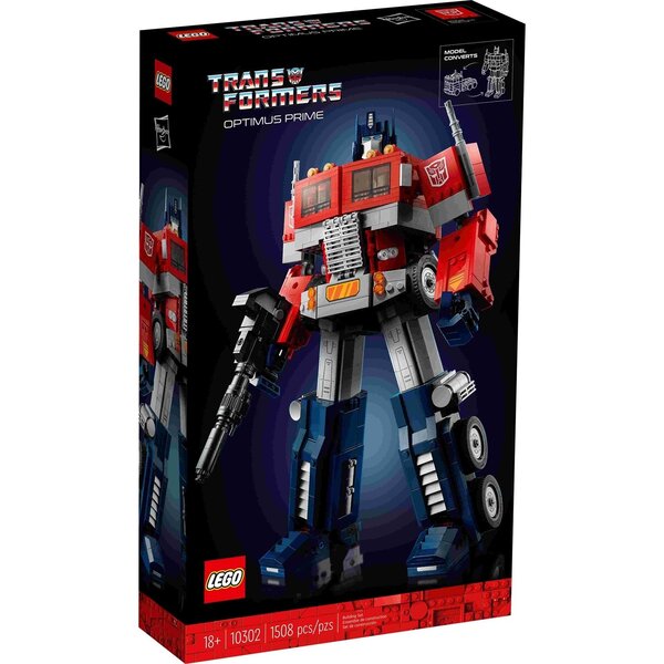 LEGO Creator - Modèle Optimus Prime (Transformers) - 10302 : Construction 2-en-1