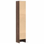 vidaXL Buffet avec LED chêne marron 36x32 5x200 cm bois d'ingénierie