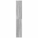 vidaXL Bibliothèque sonoma gris 80x30x189 cm bois d'ingénierie