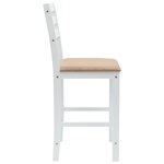vidaXL Chaises de salle à manger 2 Pièces Blanc 40 x 47 5 x 99 5 cm