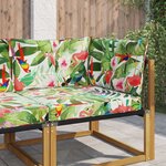 vidaXL Coussin de canapé d'extérieur 3 Pièces coloré Polyester