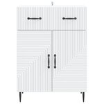 vidaXL Buffet Blanc 66 x 34 5 x 89 5 cm Bois d'ingénierie