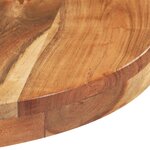 vidaXL Table de bistro Ronde Ø80x75 cm Bois d'acacia massif