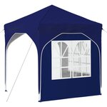 vidaXL Tente de fête pop-up 192 x 192 x 245 cm Bleu