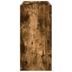 vidaXL Porte-parapluie Chêne fumé 65 x 24 x 50 cm Bois d'ingénierie