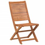 vidaXL Chaises de jardin pliantes lot de 6 51x66x95 cm bois d'acacia