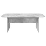 vidaXL Table basse Gris béton 93 x 53 x 33 cm Bois d'ingénierie