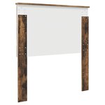 vidaXL Tête de lit Chêne fumé 100 cm Bois d'ingénierie