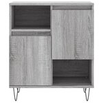 vidaXL Buffets 3 Pièces Sonoma gris Bois d'ingénierie