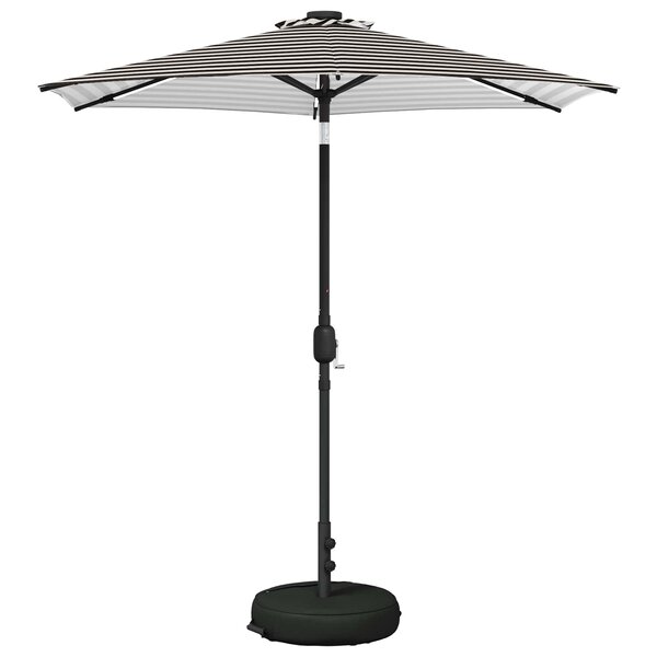vidaXL Parasol de jardin avec lumières LED et base 230 x 230 cm
