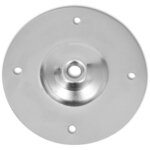 vidaXL Pieds de table télescopiques 4 Pièces Chrome 710 mm - 1100 mm